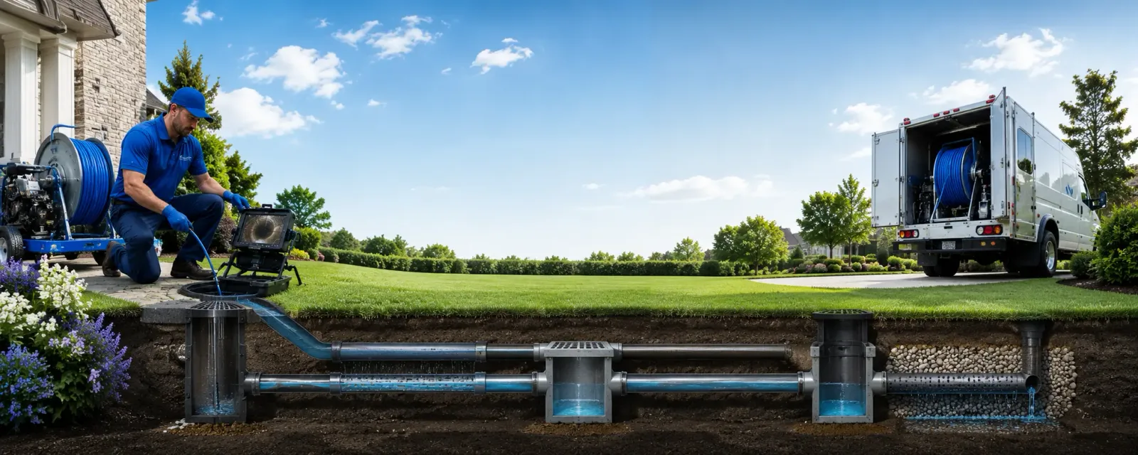 Outdoor drain cleaning information for Pettus, TX